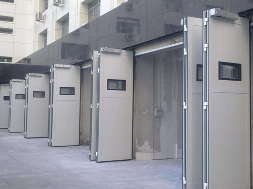 鋁合金邊框工業折疊門